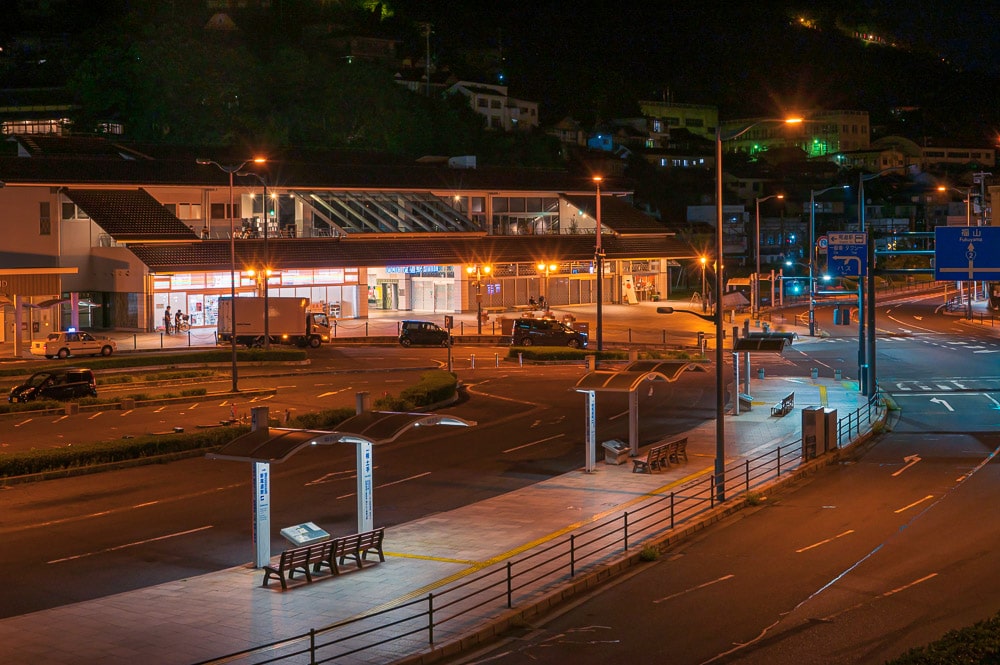 尾道駅の夜景